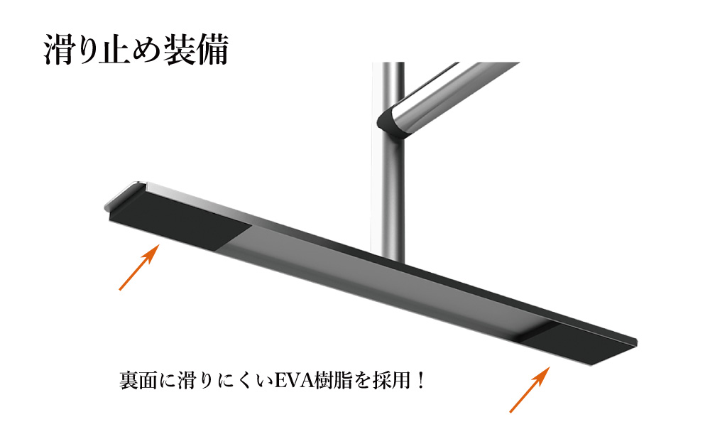 スクリーン パーティション滑り止め