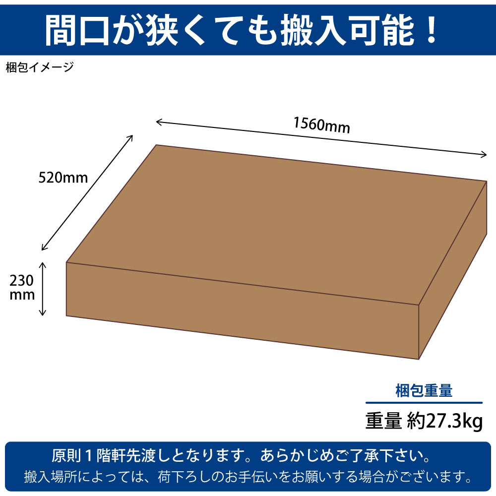 ロビーチェア 背もたれ付きベンチ 幅150cm 梱包サイズ 梱包イメージ 家具のAKIRA