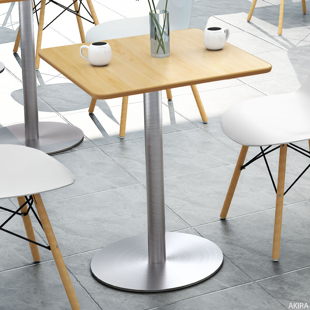 カフェテーブル 四角 ダイニングテーブル おしゃれ 幅60×高さ72cm  