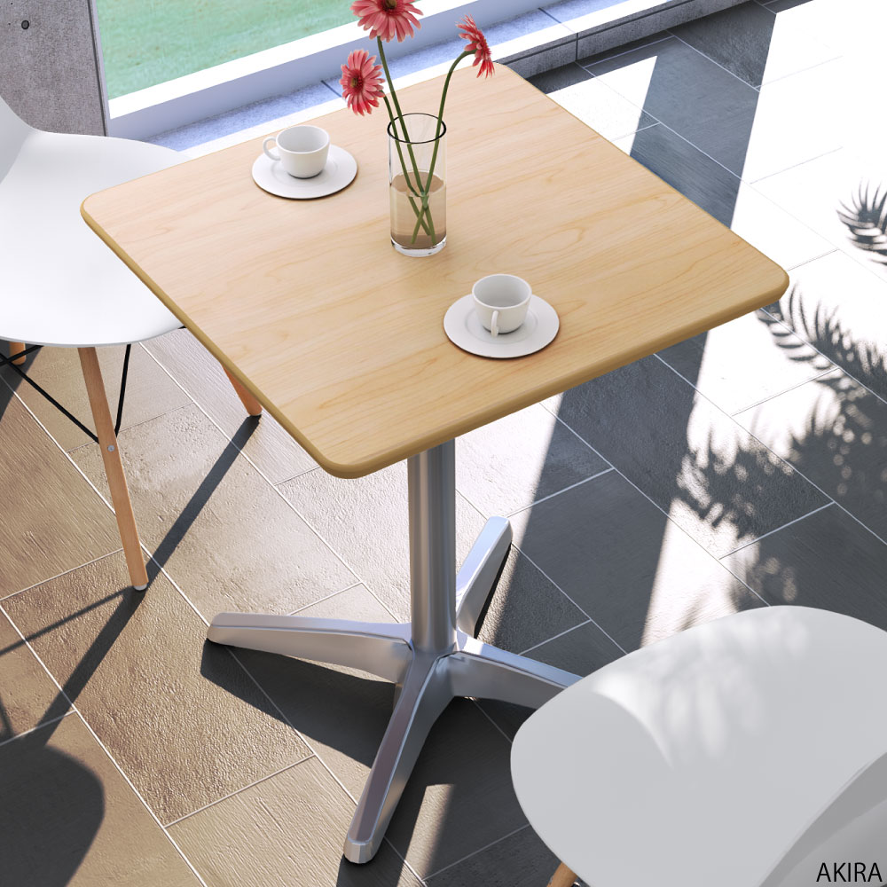 カフェテーブル 四角 ダイニングテーブル おしゃれ 幅60×高さ72cm 