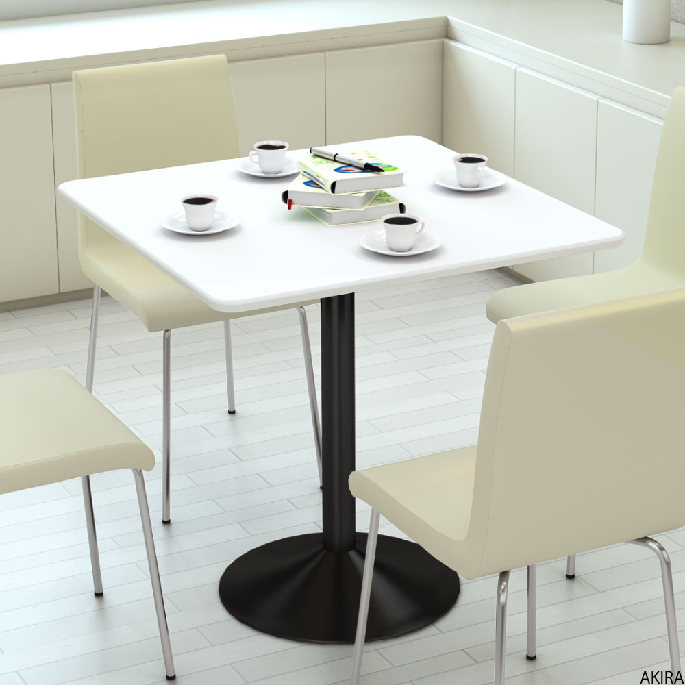カフェテーブル 四角 ダイニングテーブル おしゃれ 幅75×高さ72cm 