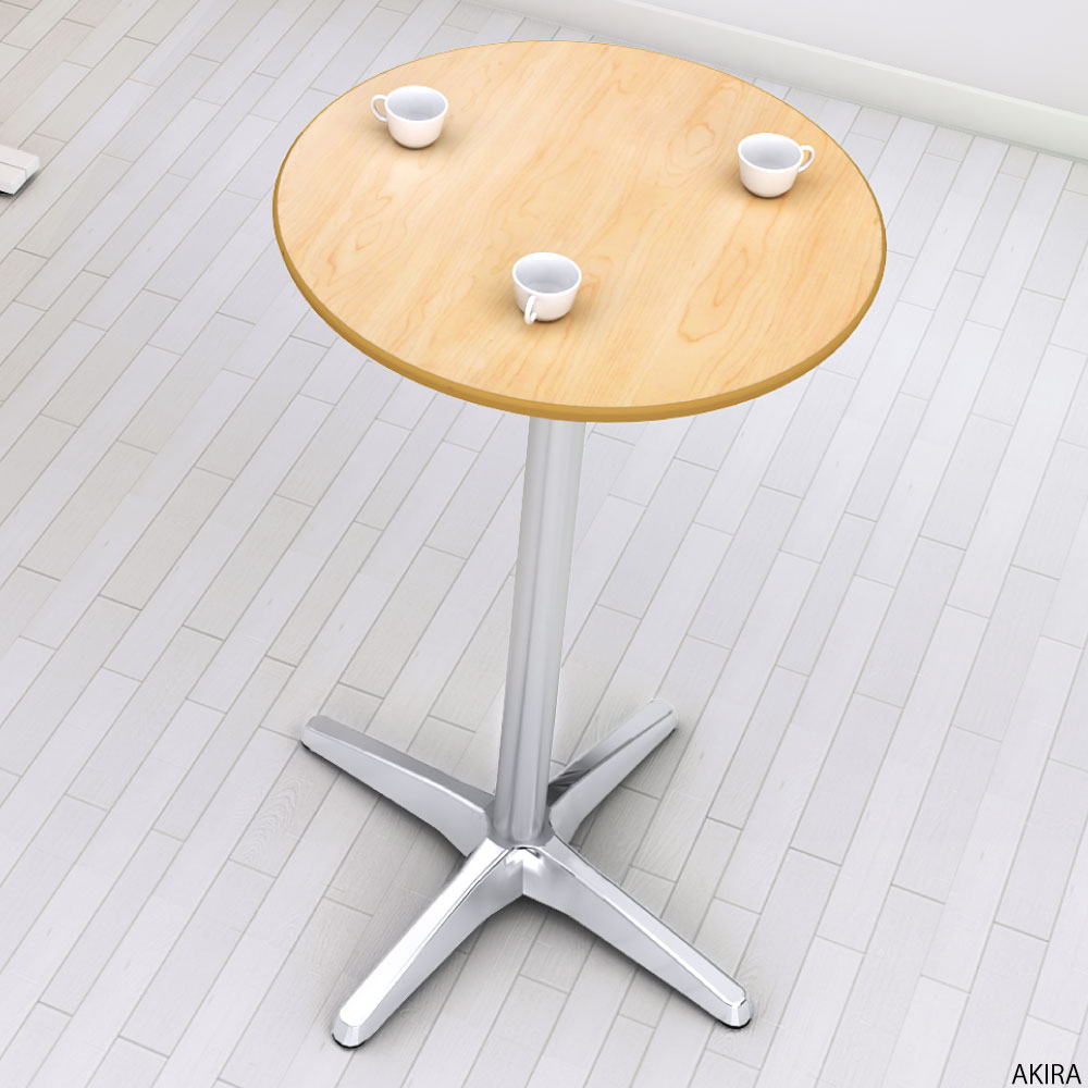 ハイカフェテーブル カフェテーブル アジャスター付き 直径60cm 高さ 