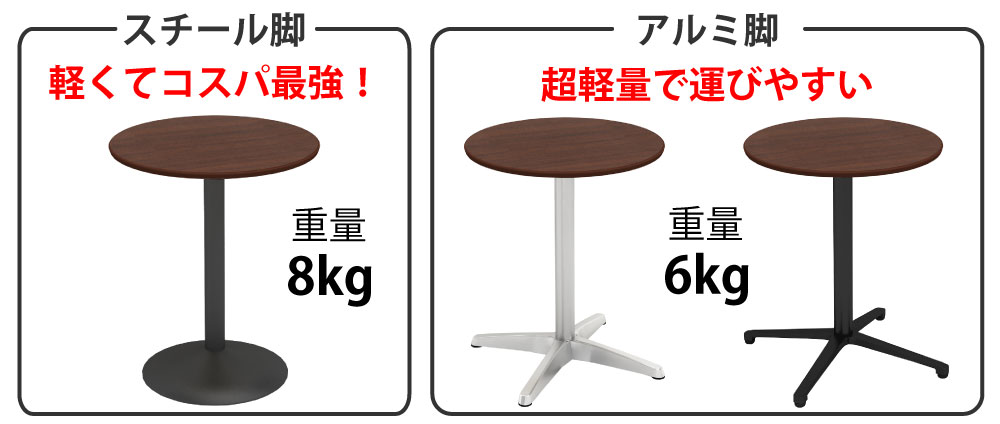 カフェテーブル ラウンド 丸テーブル 直径60×高さ72cm おしゃれ
