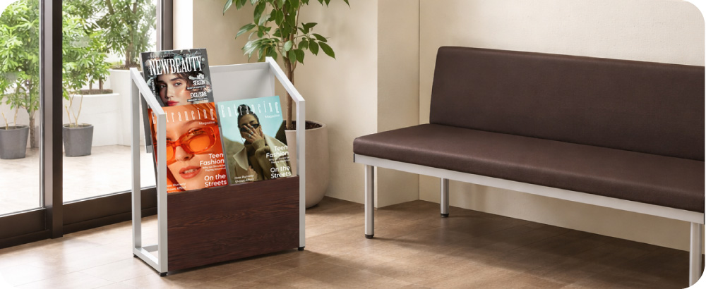 マガジンラックとしての使用イメージ画像