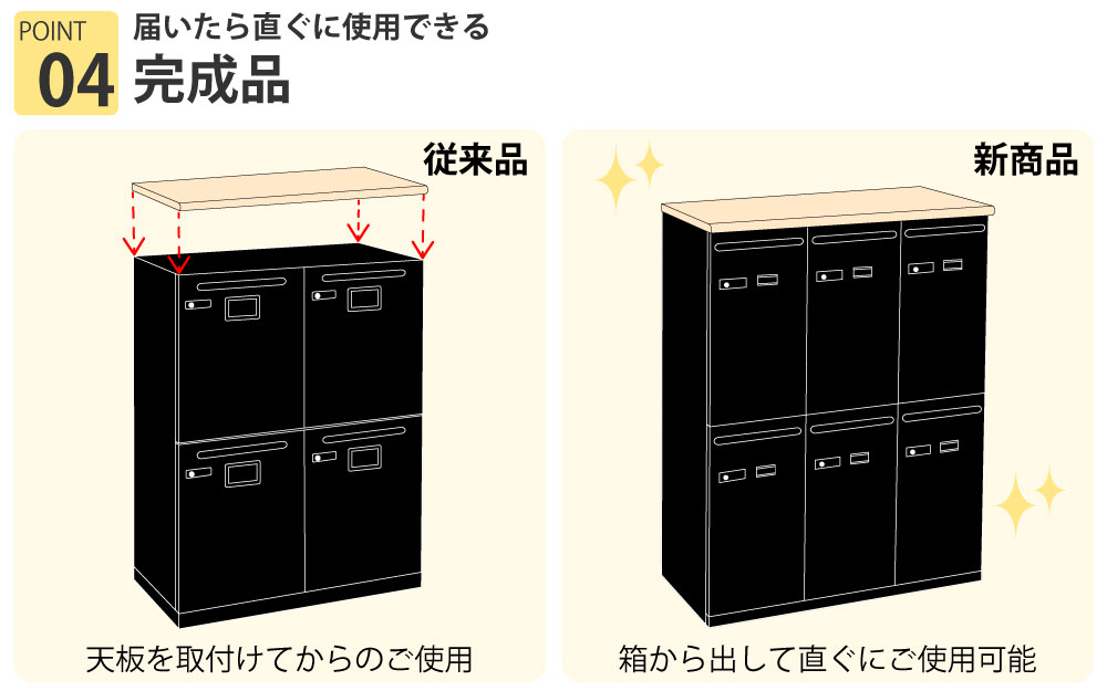 パーソナルロッカー ロッカー 個人収納 収納 ナチュラル木目天板 ブラック本体 6人用 組立簡単 家具のAKIRA