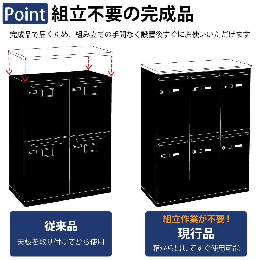 パーソナルロッカー スチールロッカー 6人用 ポイント7 組立不要の完成品 完成品でお届け 家具のAKIRA
