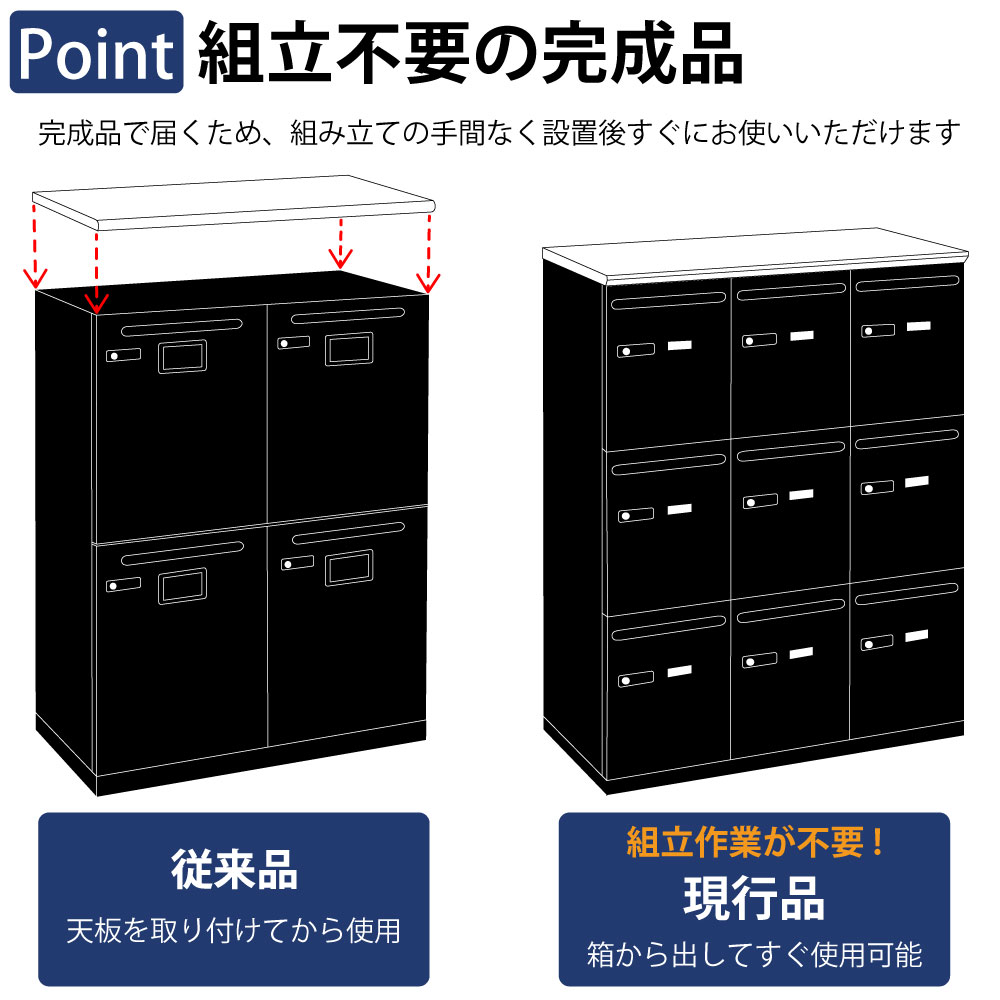 パーソナルロッカー スチールロッカー 9人用 ポイント7 組立不要の完成品 完成品でお届け 家具のAKIRA