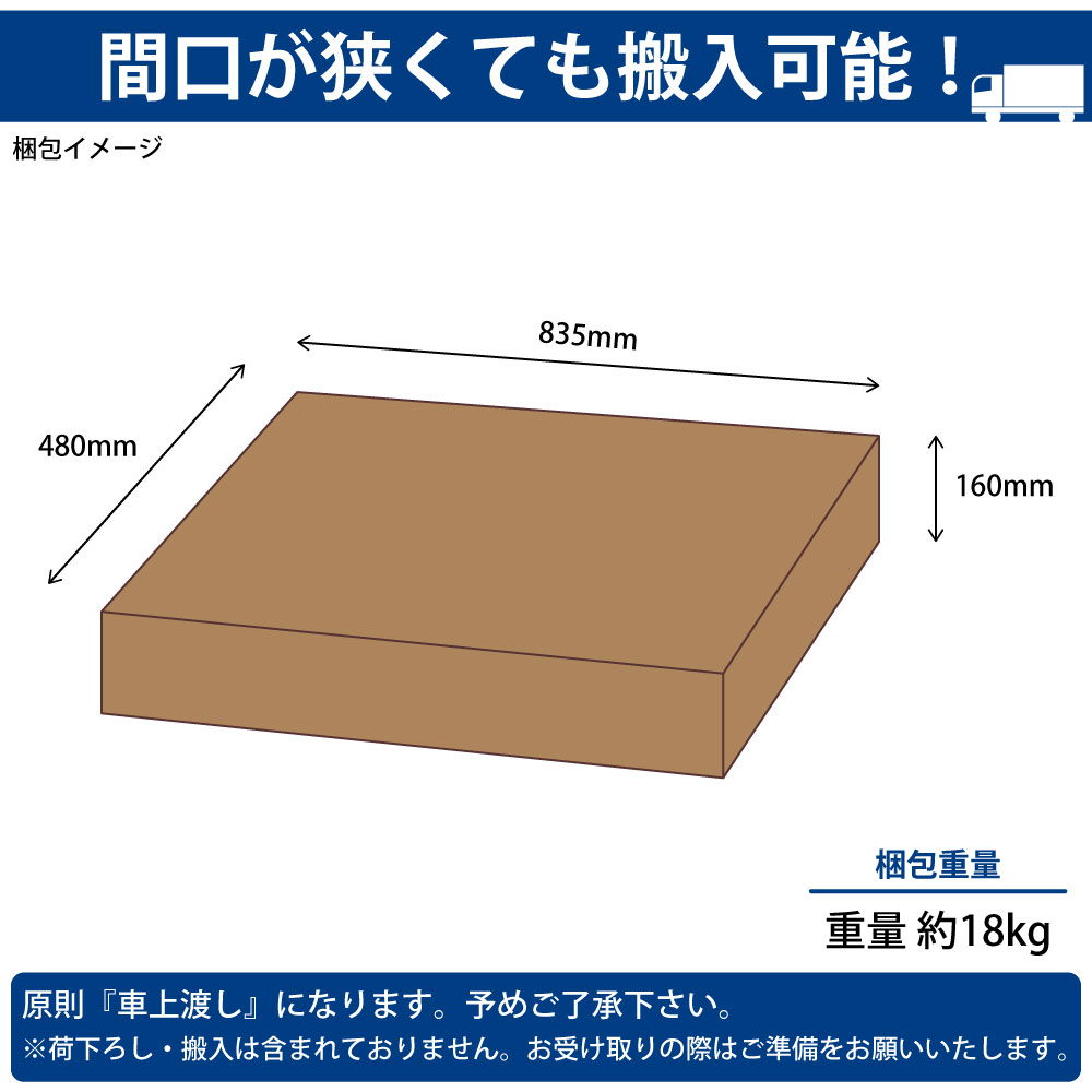 保管庫 書庫 オープン A4サイズ対応 書類 ファイル 幅80cm 奥行37.4cm 高さ72cm 梱包サイズ 梱包イメージ 家具のAKIRA