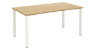カイギーノ テーブル 幅150cm ナチュラル天板 ホワイト脚