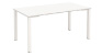 カイギーノ テーブル 幅180cm ナチュラル天板 ホワイト脚