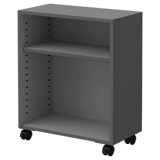 机下収納　サイドワゴン　グレー