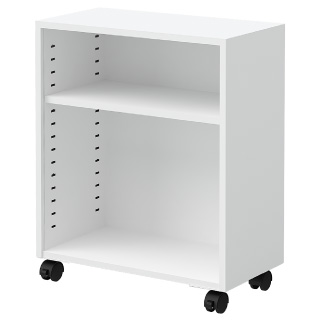 机下収納　サイドワゴン　ホワイト