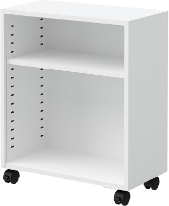 机下収納　サイドワゴン　ホワイト