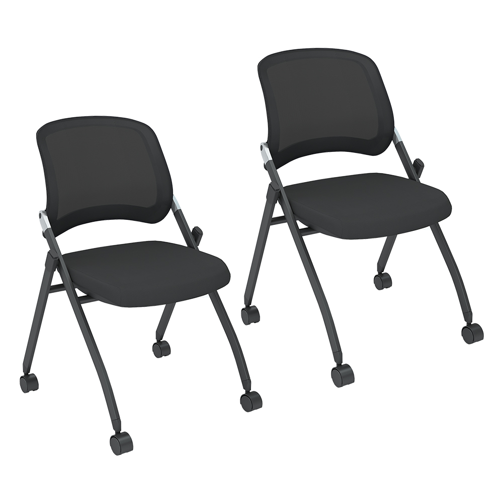 スタッキングチェア　ミーティングチェア　2脚セット