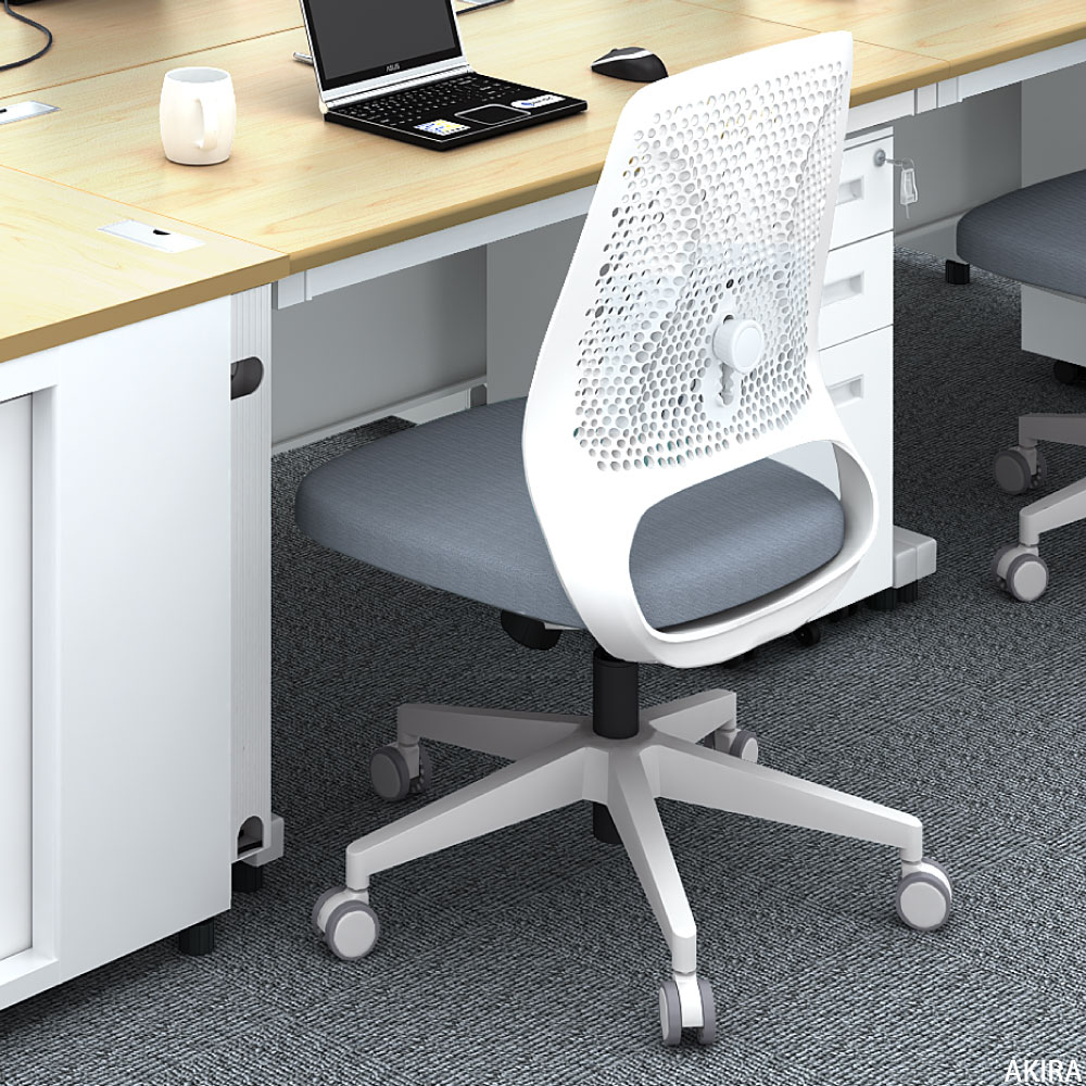 オフィスチェア チェア グレー イメージ画像 多機能満載 家具のAKIRA