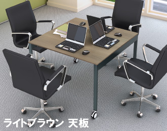 スリムミーティングテーブル キャスター仕様