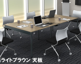スリムミーティングテーブル アジャスター仕様